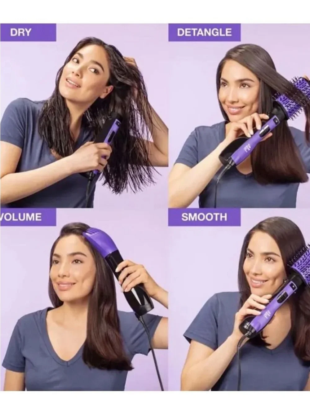 The Knot Dr. for Conair Detangling Hot Air Brush Wet/Dry Styler - Picture 5 of 7